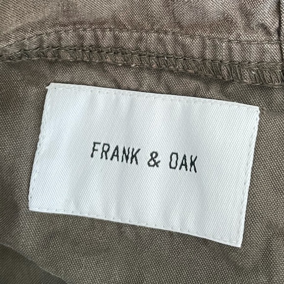 Frank&Oak Army Green Pullover Utility Jacket Sz XL - Picture 5 of 7